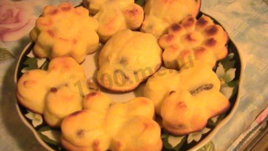 Рецепт нежная творожная запеканка с изюмом