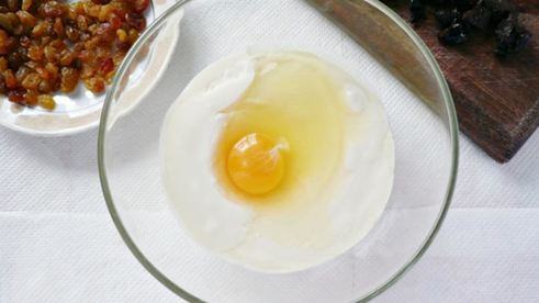 нежная тыквенная запеканка c сухофруктами