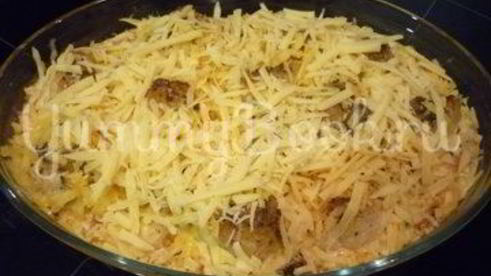 нежная запеканка из картофеля и цветной капусты