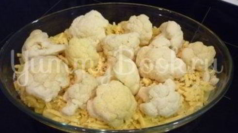 нежная запеканка из картофеля и цветной капусты