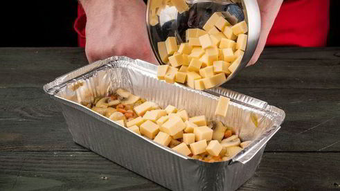 рисовая запеканка с грибами