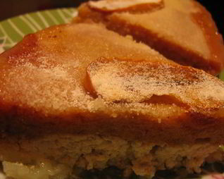 Творожная запеканка с хурмой