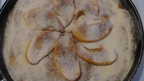 творожная запеканка с хурмой