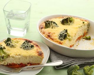 Творожная запеканка с овощами