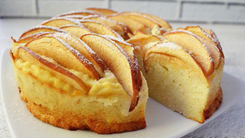 творожная запеканка с яблоками