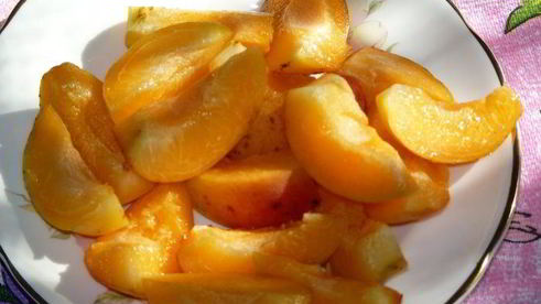 творожная запеканка-суфле с абрикосами