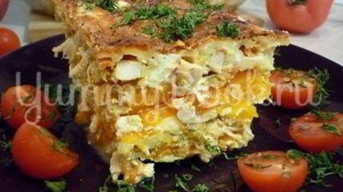 тыквенная запеканка оранжевая радость