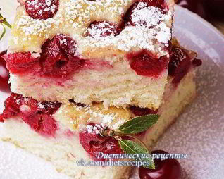 Вишневая запеканка