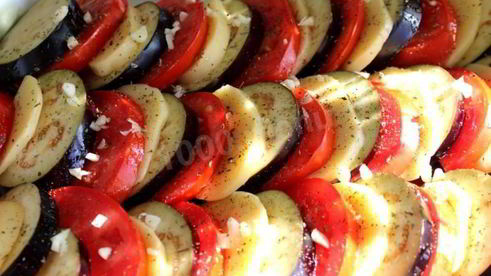 запеканка из баклажанов с помидорами и сыром в духовке