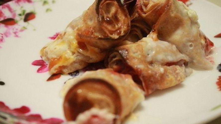 Рецепт запеканка из блинчиков с конфитюром