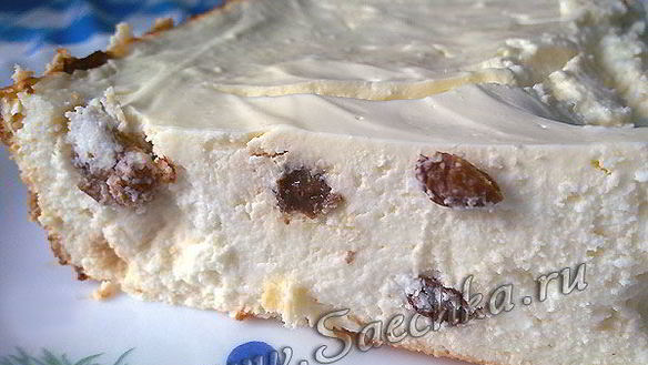 Рецепт Запеканка из гомогенного творога с кокосовой мукой