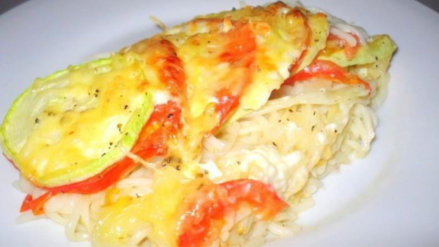 Рецепт запеканка из кабачков и макарон с сыром в духовке