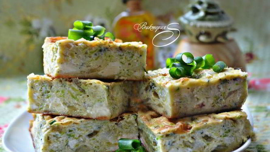 Рецепт запеканка из кабачков с сыром