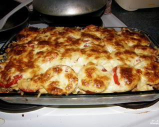 Запеканка из картофеля и мясного фарша