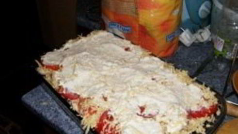 запеканка из картофеля и мясного фарша