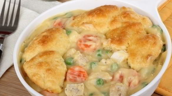 Рецепт Запеканка из курицы с овощами и творогом