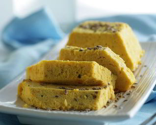 Запеканка из моркови и козьего сыра с тмином