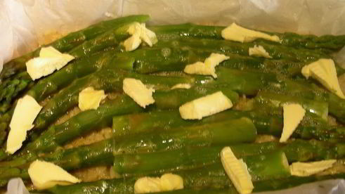 запеканкa из риса и спаржи