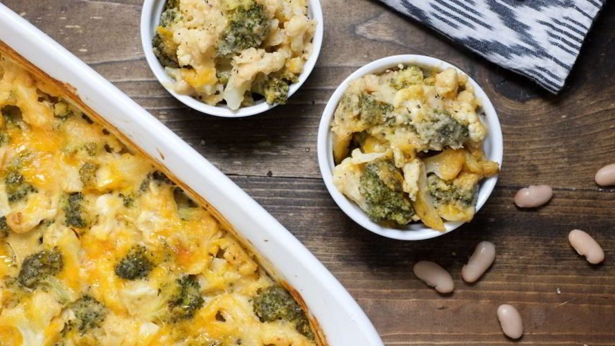 Рецепт запеканка из цветной капусты и брокколи