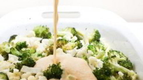 запеканка из цветной капусты и брокколи