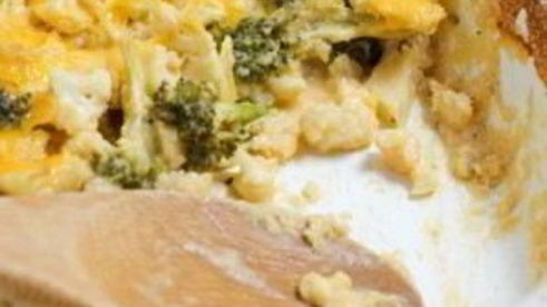 запеканка из цветной капусты и брокколи