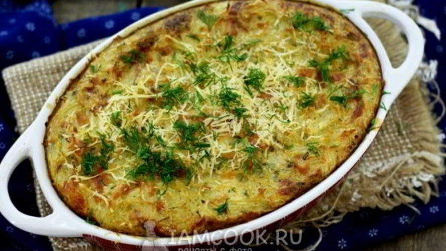 Рецепт запеканка из вермишели в духовке