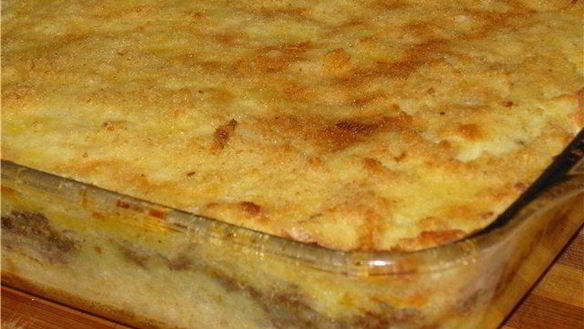 Рецепт Запеканка картофельная с вареным мясом
