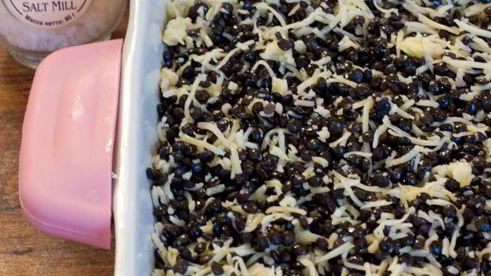 запеканка-обманка с двумя видами чечевицы