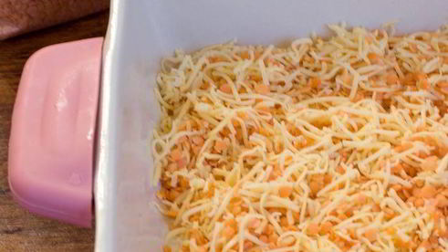 запеканка-обманка с двумя видами чечевицы