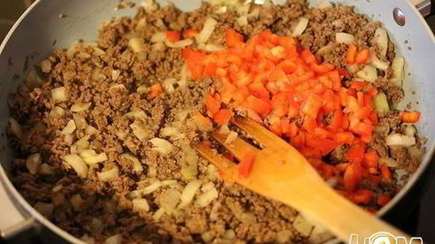 запеканка с фаршированными помидорами