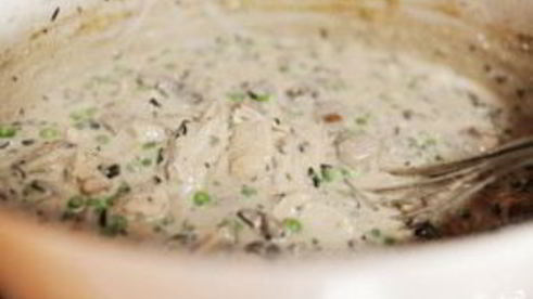 запеканка с индейкой и спагетти