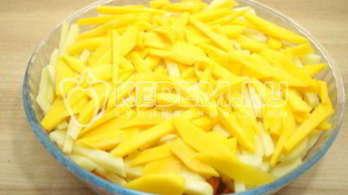 запеканка с курицей и тыквой в духовке