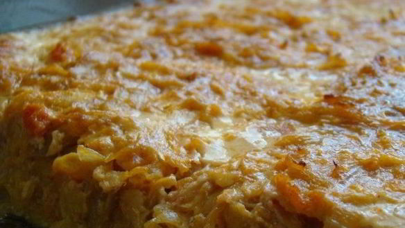 Рецепт Запеканка с сыром и ветчиной
