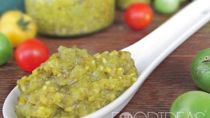 Рецепт аджика из зеленых помидоров