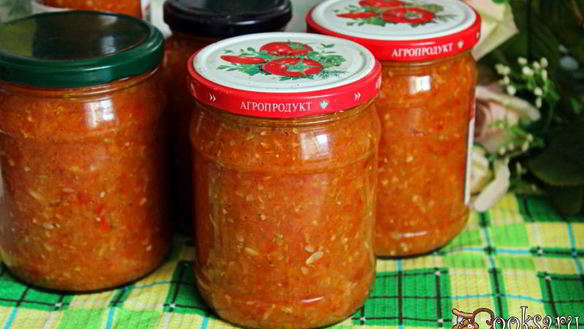 Рецепт Кабачковая аджика