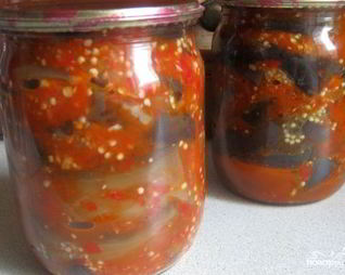 Баклажаны на зиму Тещин язык