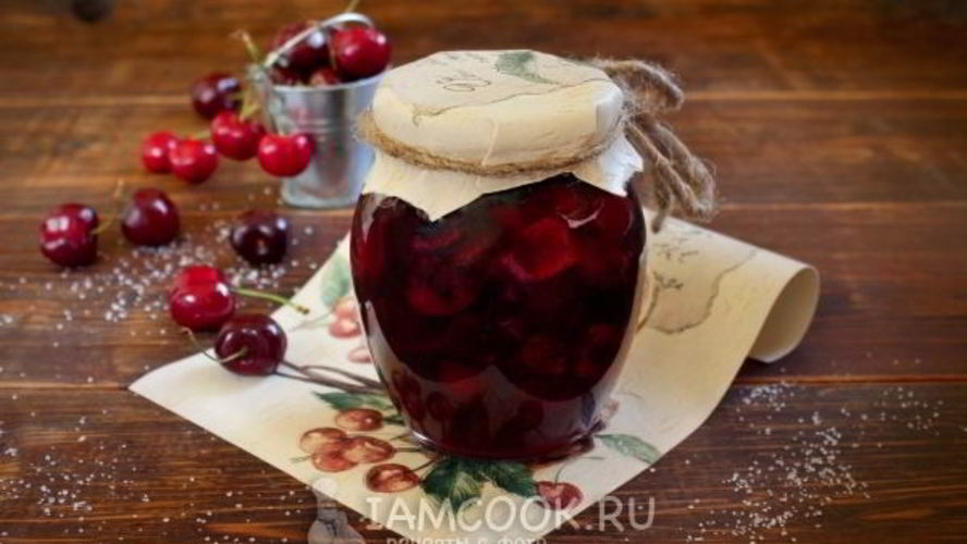 Рецепт черешня в собственном соку на зиму