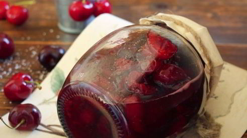 черешня в собственном соку на зиму