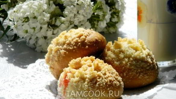 Рецепт Булочки с джемом и штрейзелем