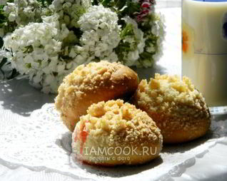 Булочки с джемом и штрейзелем