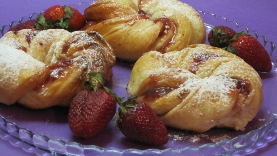 Рецепт булочки с джемом