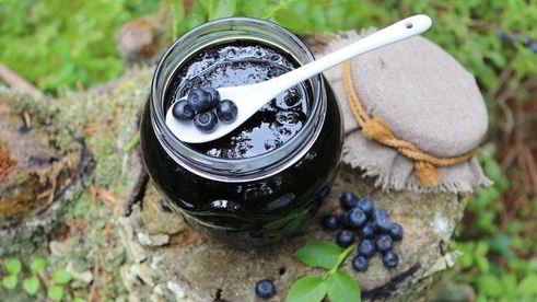 черничный джем с черной смородиной