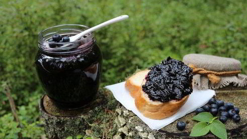 черничный джем с черной смородиной