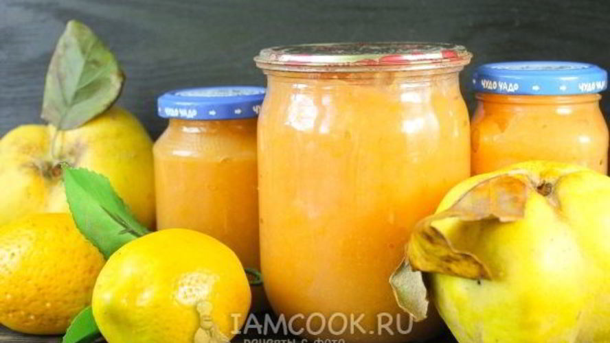 Рецепт джем из айвы на зиму