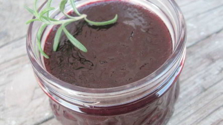 Рецепт джем из ежевики с розмарином