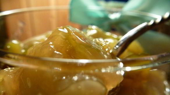 Рецепт Джем из кабачков с изюмом, лимоном и имбирем