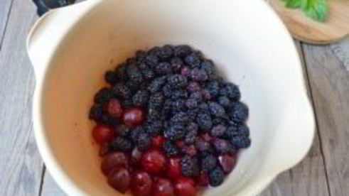 джем из вишни и шелковицы