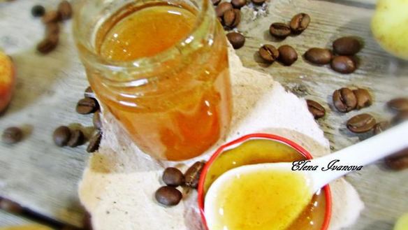 Рецепт Джем Кофейный абрикос с ванилью