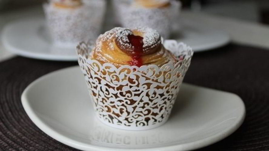 Рецепт краффины с джемом