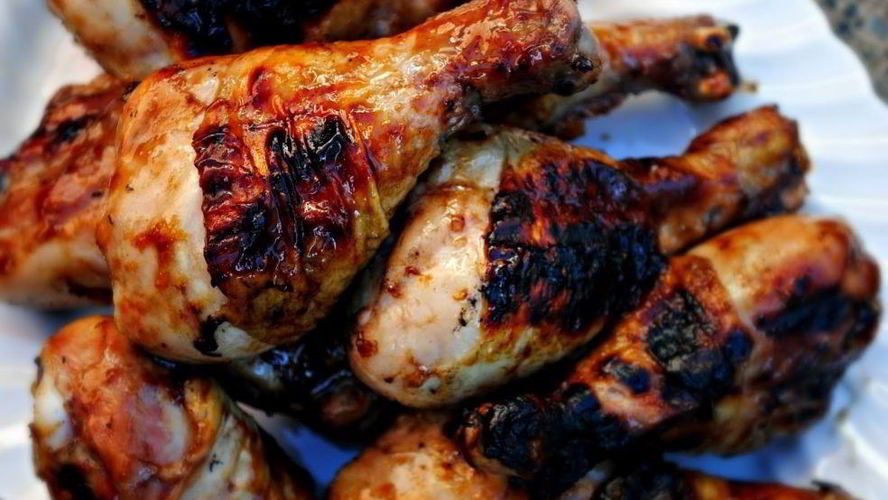 Рецепт куриные голени в глазури из джема